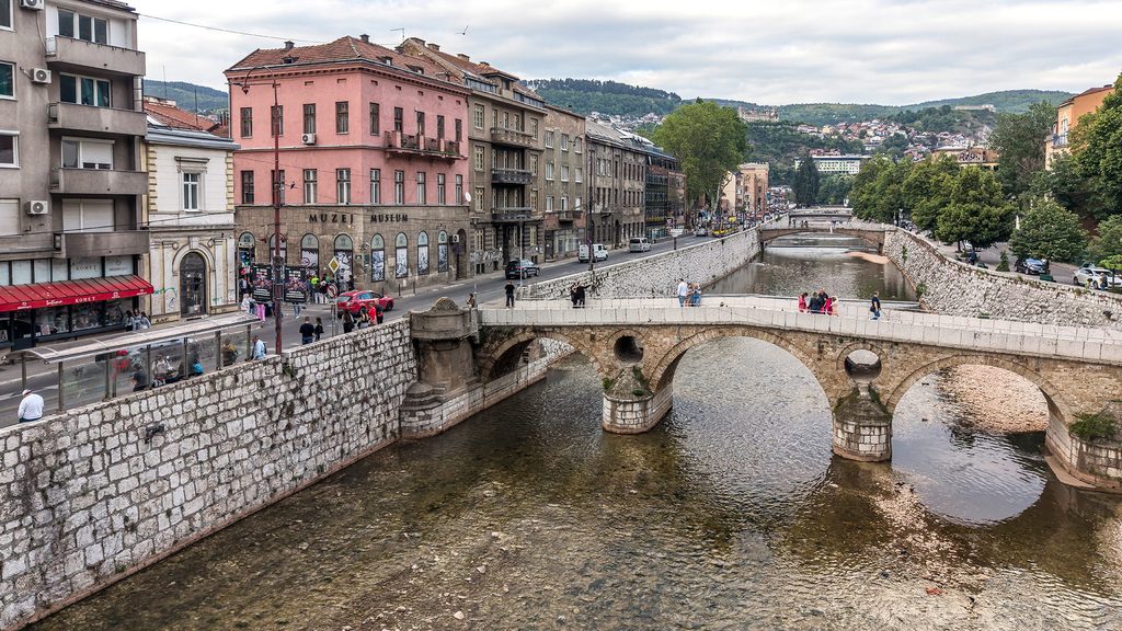 De Latijnse Brug (Latinska cuprija) in Sarajevo